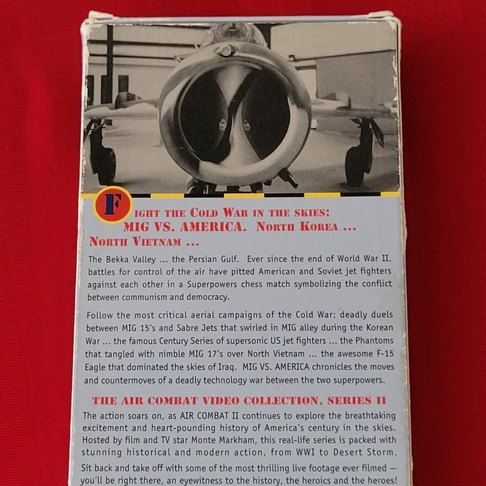 1994 V.H.S. COPY OF MIG VS. AMERICA AERIAL COMBAT!!! - Picture 5 of 5